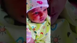 New born baby girl 😍babyfunnyvideos viralvideo trending status subscribe babyshorts [upl. by Hcire]