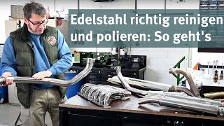 Edelstahl richtig schnell und gründlich putzen [upl. by Ienttirb268]