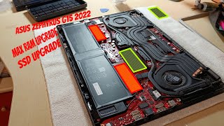 Asus ROG Zephyrus G15 2022 GA503 SSD and RAM Upgrade to the MAX [upl. by Arek588]