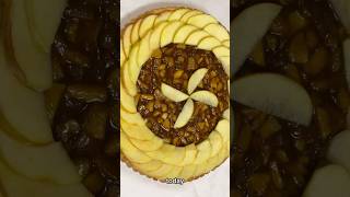 Apple tart 🍎🍏applepie autumnbaking fallrecipe appletart [upl. by Ynnam]