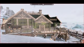 Snowfield House  Skyrim Special EditionAE Player Home [upl. by Rowell593]