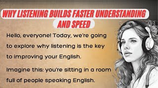 Why Listening Builds Faster Understanding and Speed  MustWatch Content for Learning English [upl. by Ailes]