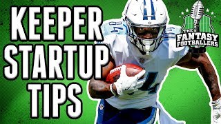 Fantasy Football Draft Strategy Startup Dynasty vs Keeper [upl. by Natalia]