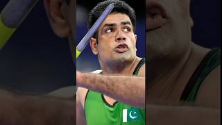 Arshad Nadeem gold medal ceremonyheart winning moments celebrities613 parisolympics2024 shorts [upl. by Isleana]