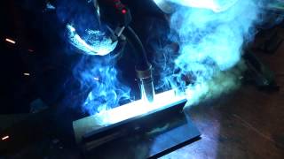 DeepARC Welding Process Demonstration Using HighPULSE 550 Pulse MIG Welder [upl. by Petronia]