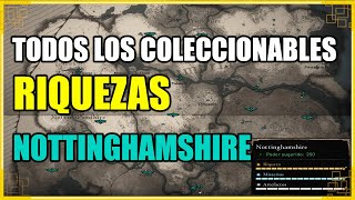 Todas las Riquezas  Coleccionables Nottinghamshire  Assassins Creed Valhalla [upl. by Enilrae]