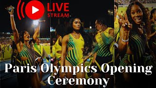 Team Jamaica Steps Out  Paris Olympics Opening Ceremony  Watch Party [upl. by Marlon]