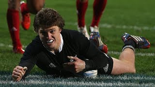 MONDAY MEMORIES Beauden Barrett first Test try [upl. by Kristofer]