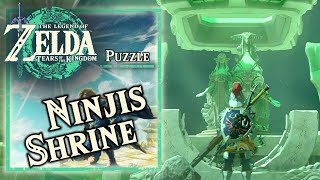 Zelda Tears of the Kingdom  Ninjis Shrine  Great Hyrule Forest Shrine Quest Puzzle [upl. by Eiramanit]