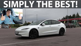 Tesla Model 3 RWD Highland range test [upl. by Torin67]