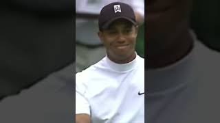 TIGER WOODS IS AN ARTIST 🔥⛳️ golfaround golfswing golftechnique pga golfshot golfskill [upl. by Airbas]