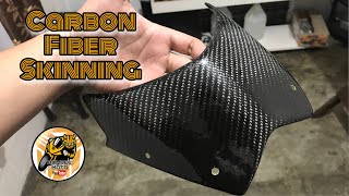 DIY Carbon Fiber Skinning  First Try  Suzuki Raider 150 Reborn [upl. by Willms]