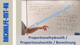 Proportionalhydraulik  Proportionalventile berechnen  Volumenstrom  Eingangsspannung  Erklärung [upl. by Neumann363]