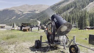 Loveland Ski Area Fires Up The Big Guns [upl. by Aerdnu]