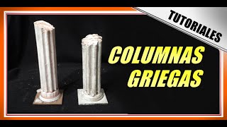 Tutorial  COLUMNAS Griegas para Escenografía o Dioramas [upl. by Silvana]