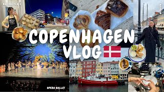 copenhagen vlog 🚲✨  opera ballet 🩰  baking class 🥐  shopping 🛍️ [upl. by Spector]