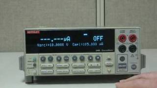 Keithley Instruments Model 2400 SourceMeter HowTo Source 10V with 10mA Compliance [upl. by Eerised]