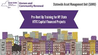 PreRent Up Training for New York State HTFC Capital Financed Projects [upl. by Siana121]