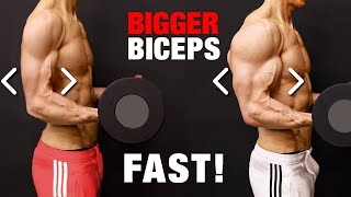 How to Get Bigger Biceps Fast JUST DO THIS [upl. by Allemac]