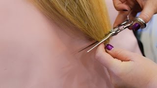 HAIR TRANSFORMATION CUTTING amp GOING BLONDE  OLAPLEX amp MAGIC LIGHTENER [upl. by Eudocia]