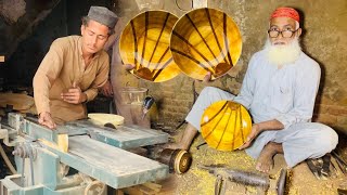 How Make a Fancy Bowl with Unique Wood PiecesUsing the Minde Technique on the Lathewooden tools [upl. by Leatrice]