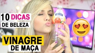 3 DICAS INCRÍVEIS COM VINAGRE NA BELEZA  30 DIAS COM DEDESSA 1 [upl. by Aisiram]