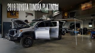 quotIn The Shopquot 09 Expedition Overlands 2018 Full Size Overland Ready Toyota Tundra Build [upl. by Harrak]