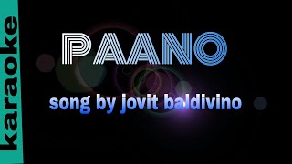 PAANO jovit baldivino karaoke [upl. by Meelak]