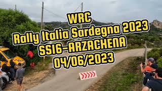 SS16ARZACHENA  Rally Italia Sardegna 2023  WRC [upl. by Olnee]