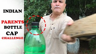 INDIAN PARENTS BOTTLE CAP CHALLENGE ft Anas pathan [upl. by Pickard843]