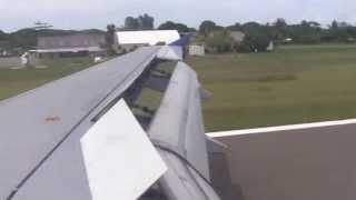 Solomon Airlines A320 Landing in Honiara Solomon Islands [upl. by Noral787]