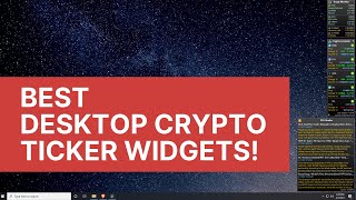 How to add the best Crypto widgets to your Windows Desktop [upl. by Ayital]