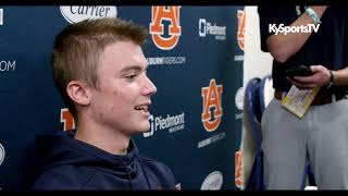 Auburn Tigers Football Kicker Alex McPherson Recaps win vs Kentucky [upl. by Zeph705]