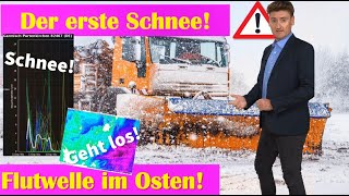 Es geht los massiver Wintereinbruch Schneechaos bis 2 m Schnee Extremes Hochwasser Dann 25 °C [upl. by Aihsekan]