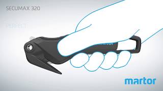 Safety knife MARTOR SECUMAX 320 product video GB [upl. by Natehc699]