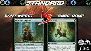 Simic Ramp VS Bant Infect MTG Standard [upl. by Faline]