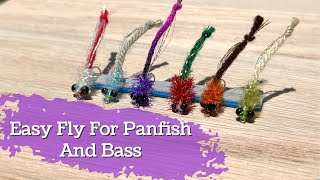 Tying and Fishing This Fun Panfish And Bass Fly [upl. by Eico]