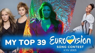 Eurovision 2005  My Top 39 [upl. by Hamilah]