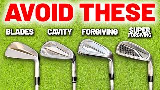 Which GOLF CLUBS should YOU use Blades vs Cavity Backs vs Forgiving Irons [upl. by Sivi]