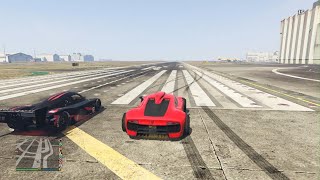 GTA 5 Online Drag Race  Krieger Vs LM87 [upl. by Burtis674]