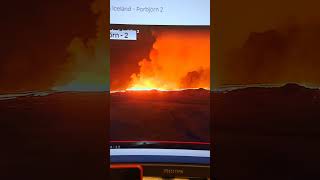 Iceland Volcano Erupts again Februry 8th 2024 [upl. by Oiluj]