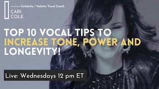 10 Vocal Tips To Transform Your Voice Boost Tone Power And Longevity [upl. by Anilrats407]