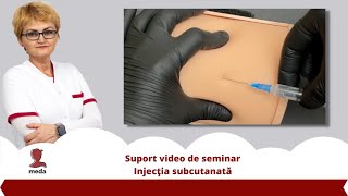 Injectia subcutanata  Suport de curs [upl. by Joelly298]