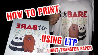 TROPA TIPS  How to start tshirt printing business using LIGHT TRANSFER PAPER tagalog [upl. by Garwood]