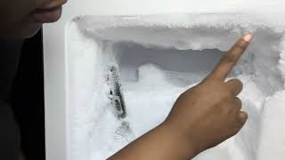 FROSTY ROOF EDGES amp SIDES  OUT THE FREEZER asmr frost oddlysatisfying crunchy ice iceasmr [upl. by Chelsey927]