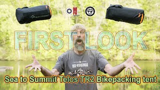 REAL TIME SETUP  Sea to Summit Telos TR2 Bikepacking tent [upl. by Ahtenak263]