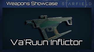 Starfield Weapons Showcase  VaRuun Inflictor [upl. by Darsey]