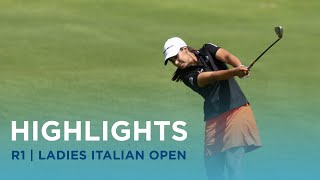 First Round Highlights  Ladies Italian Open [upl. by Epolenep]