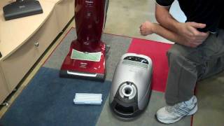 Changing the HEPA Filter in a Miele Vacuum [upl. by Munmro970]