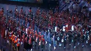 Edinburgh tattoo 2011 Massed Pipes and Drums [upl. by Blase]